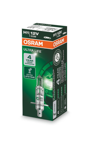Автолампа H1 OSRAM ULTRA LIFE