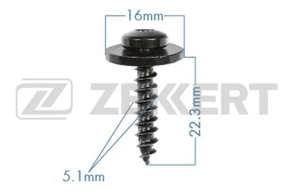 Пистон RENAULT ZEKKERT (саморез/5.1x22.3mm)