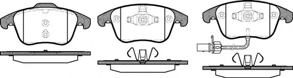 Колодки торм AUDI A4/A5 07- пер REMSA GDB1814