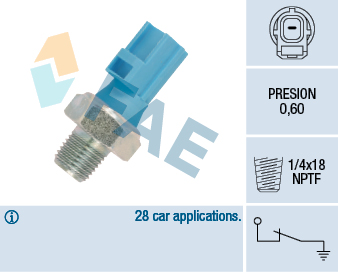 Датчик давл масла FORD MONDEO/TRANSIT FAE