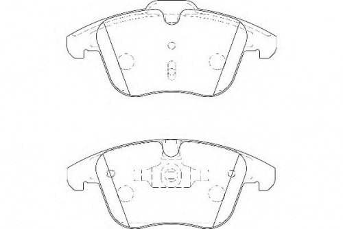 Колодки торм FORD MONDEO IV/GALAXY 08- пер МАРКОН GDB1683=GDB1960