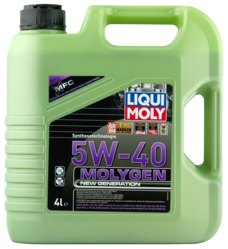 Масло мот LM 5W40 Molygen New Generation 4L Масло мот LM 5W40 Molygen New Generation 4L