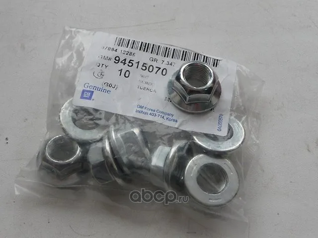 Гайка GM OE (m12/ключ 17)