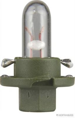Автолампа приборки 12V (1.3W) BX8.4d пластмассовый патрон (темно-серый) NARVA
