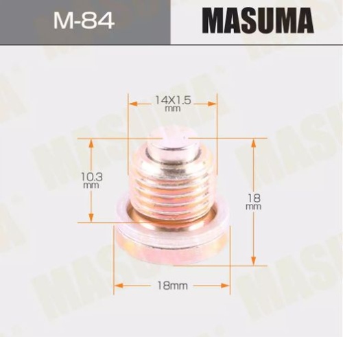 Пробка поддона VAG MASUMA (m14x1.5/с магнитом)