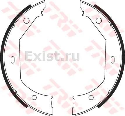 Колодки ручника BMW E46/E90/E39/E84 BOSCH GS8656