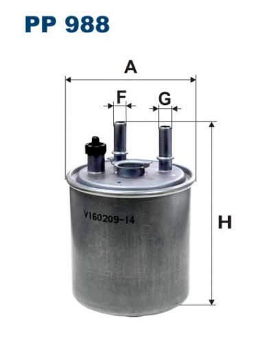 Фильтр топл RENAULT FILTRON WK918/1 (без датчика)