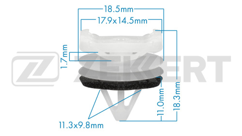 Пистон MAZDA ZEKKERT