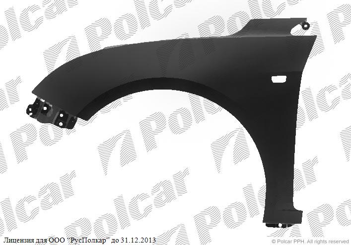 Крыло CHEVROLET CRUZE 09-16 пер лев API (с повторителем)
