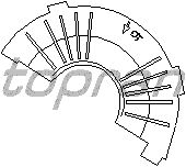 Кожух ГРМ VAG 1.8 верх внутр HP 24502