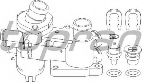 Корпус термостата VAG 1.4 HP