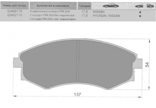 Колодки торм SSANGYONG KORANDO пер SANGSIN GDB3365