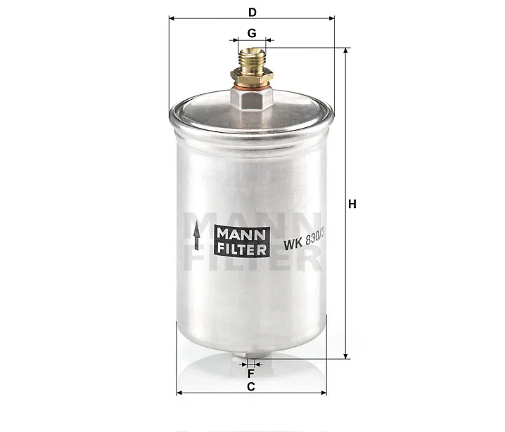 Фильтр топл MB MANN WK830/3