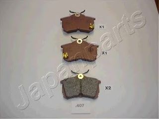 Колодки торм HONDA ACCORD 98-06 зад JP GDB3190