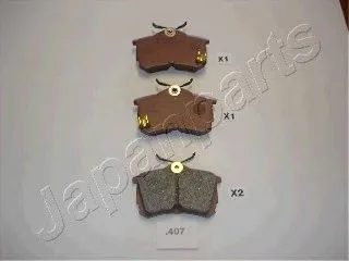 Колодки торм HONDA ACCORD 98-06 зад JP GDB3190