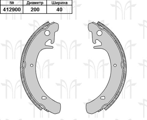 Колодки торм LADA 2108-2115/GRANTA/PRIORA/KALINA зад RH GS8210