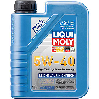 Масло мот LM 5W40 Leichtlauf High Tech 1L (CF/SN/A3/B4/Longlife-01/MB229.5/502.00/505.00)