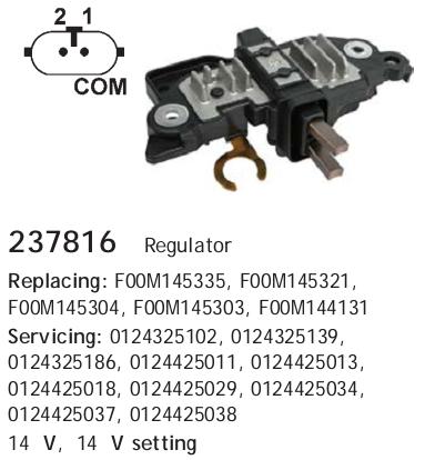 Реле зарядки RENAULT STELLOX 237816