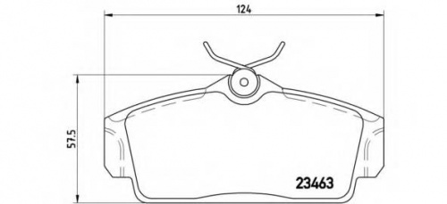 Колодки торм NISSAN пер HSB GDB3168