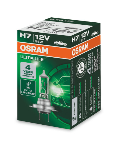Автолампа H7 OSRAM (ULTRA LIFE)