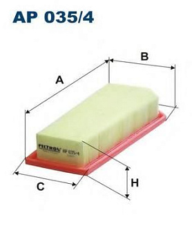Фильтр возд MB W204 FILTRON C3210=LX2813