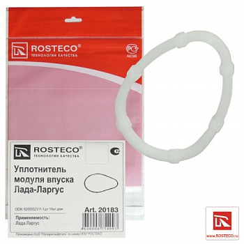 Прокладка коллектора RENAULT 16v впуск ROSTECO