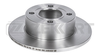 Диск торм AUDI 80/90/100 86-95 зад ZEKKERT DF1526