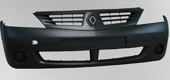 Бампер RENAULT LOGAN 04-10 пер OE (+/-птф)