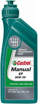 Масло тран CASTROL 80W90 MANUAL EP 1L (минеральное)