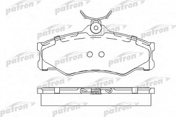 Колодки торм VW T2/T3 82-91 пер PATRON GDB399=222300