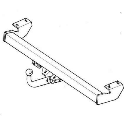 Фаркоп CHERY TIGGO T11 06-11 2WD/TOYOTA RAV4 00-06 ТРЕЙЛЕР (без электрики/1000/50kg)