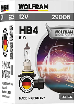 Автолампа HB4 WOLFRAM