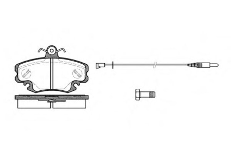 Колодки торм RENAULT R19/R25 пер RH GDB1465