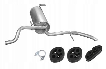 Глушитель FIAT ALBEA зад часть ZEKKERT (+250-245/+255-095)