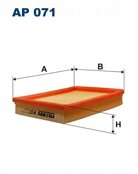 Фильтр возд OPEL CORSA B FILTRON C2256