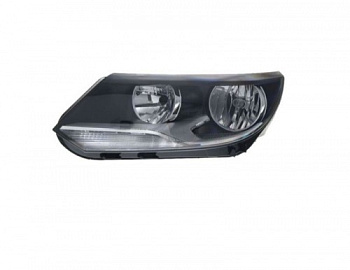 Фара VW TIGUAN 11-16 лев галоген TYC