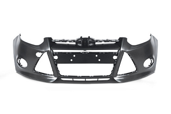 Бампер FORD FOCUS III пер (без омывателей и парктроника) METACO