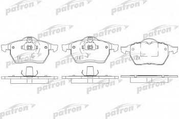 Колодки торм OPEL VECTRA B/ASTRA G пер PATRON GDB1271=239010