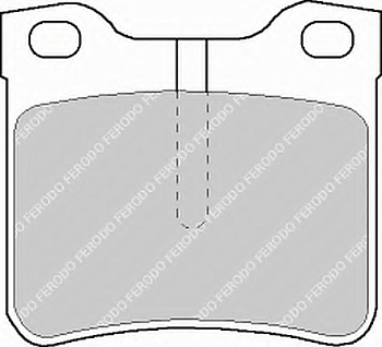 Колодки торм MB VITO зад PATRON GDB1289=232122 (торм itt)