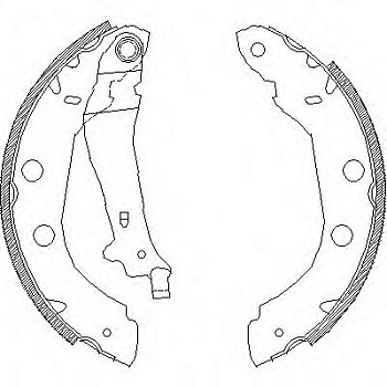 Колодки торм NISSAN P11/RENAULT KANGOO зад бараб PATRON (228x42) GS8655=441500