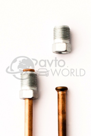 Штуцер трубки 5mm M10x13 ключ 10mm QB TXX