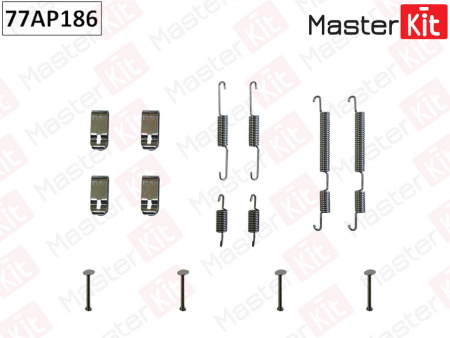 Р/к колодок KIA RIO II зад MASTERKIT (для GS8766)