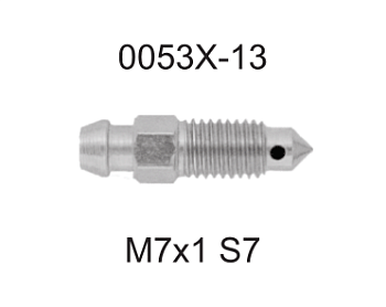 Штуцер прокачки M7x12 ключ 7mm FRENKIT