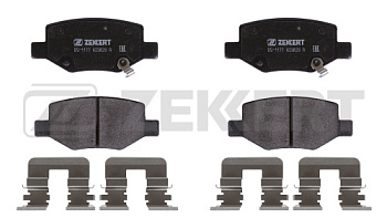 Колодки торм GEELY COOLRAY 18- задн ZEKKERT