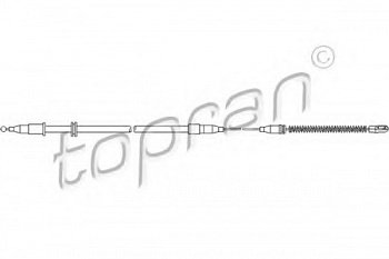 Трос ручника OPEL CORSA B лев HP