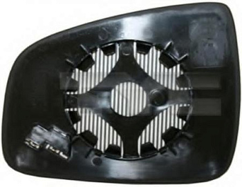 Вставка зеркала RENAULT LOGAN/SANDERO/DUSTER лев большое ZEKKERT (электро + обогрев)