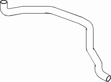 Патрубок ОЖ VW T4 1.8-2.0 HP (нижн)