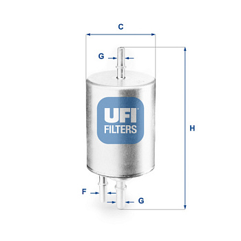 Фильтр топл VAG UFI WK720/3=KL571