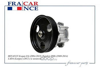 Насос ГУР RENAULT LOGAN +AC PATRON (с шкивом)