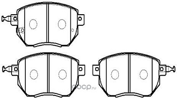 Колодки торм NISSAN/INFINITY пер HSB GDB3416